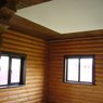 Сруб деревянного дома - вид изнутри